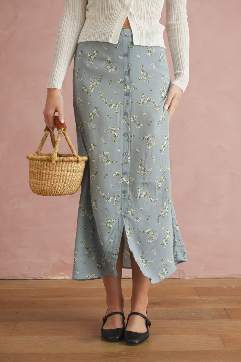 Blue Skies Stuck In Your Eyes Skirt - Image 3